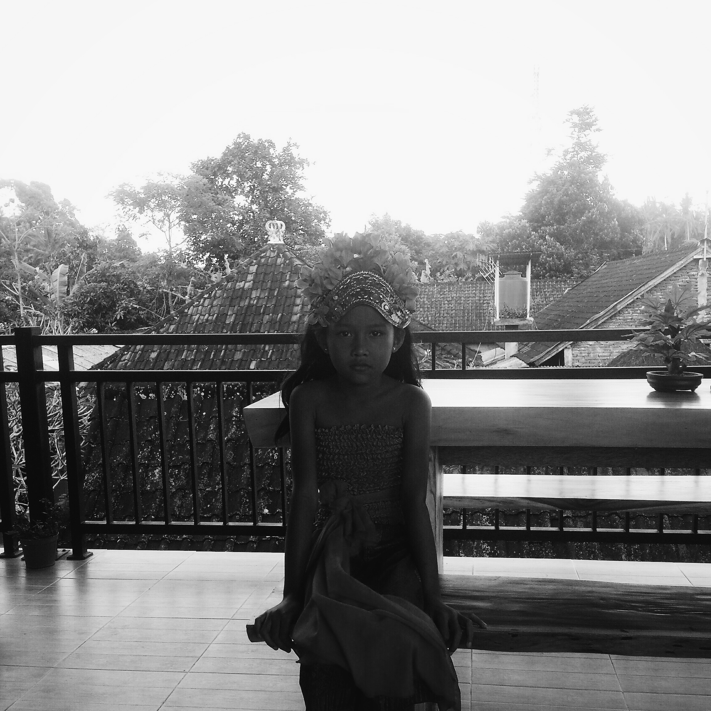 Oone of the Balinese dancers