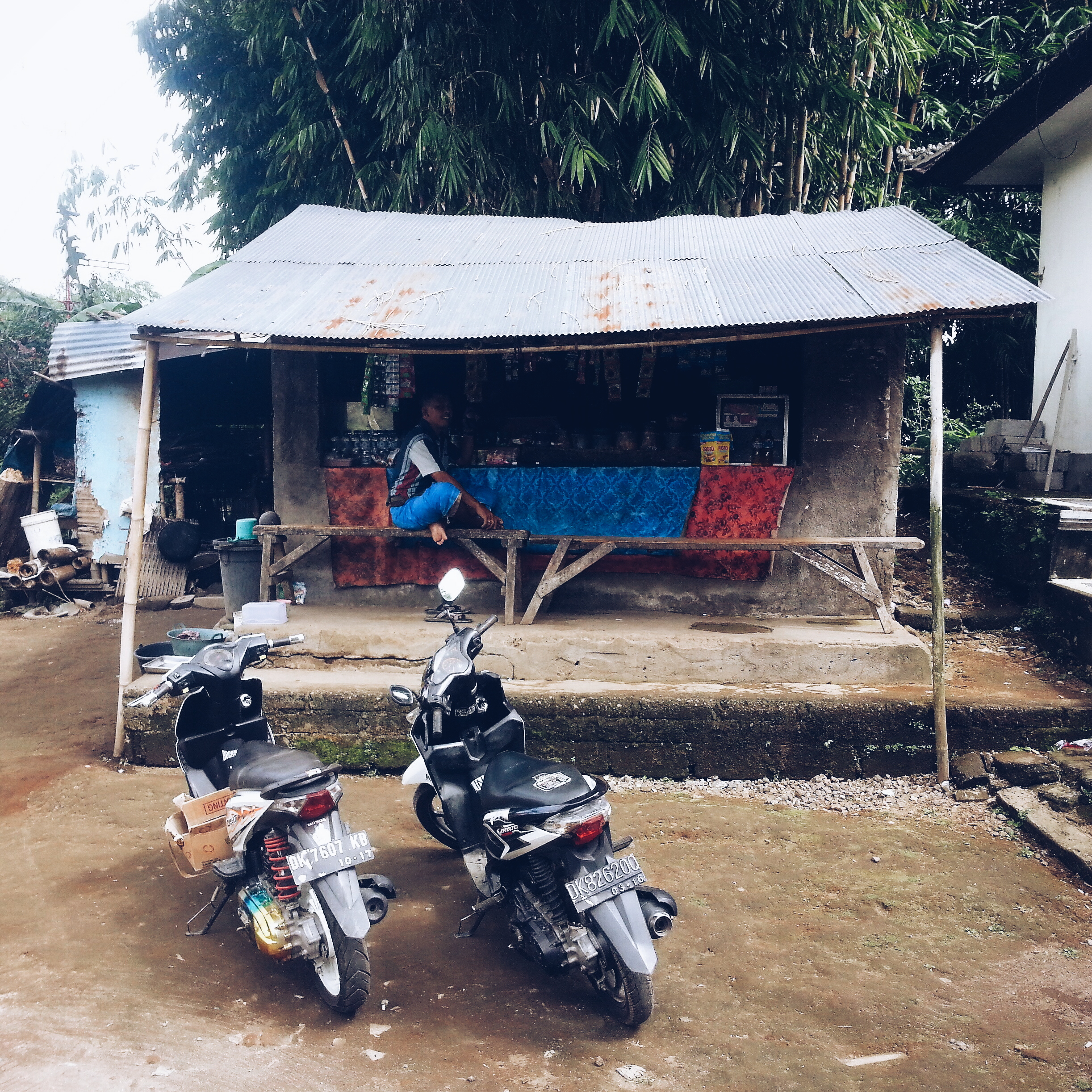 A tuckshop in the village